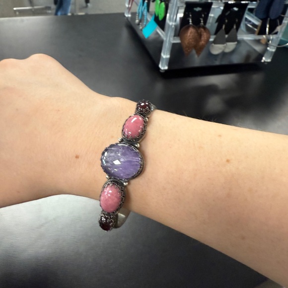 Carolyn Pollack Relios Sterling Silver Cuff Bracelet - Picture 3 of 4